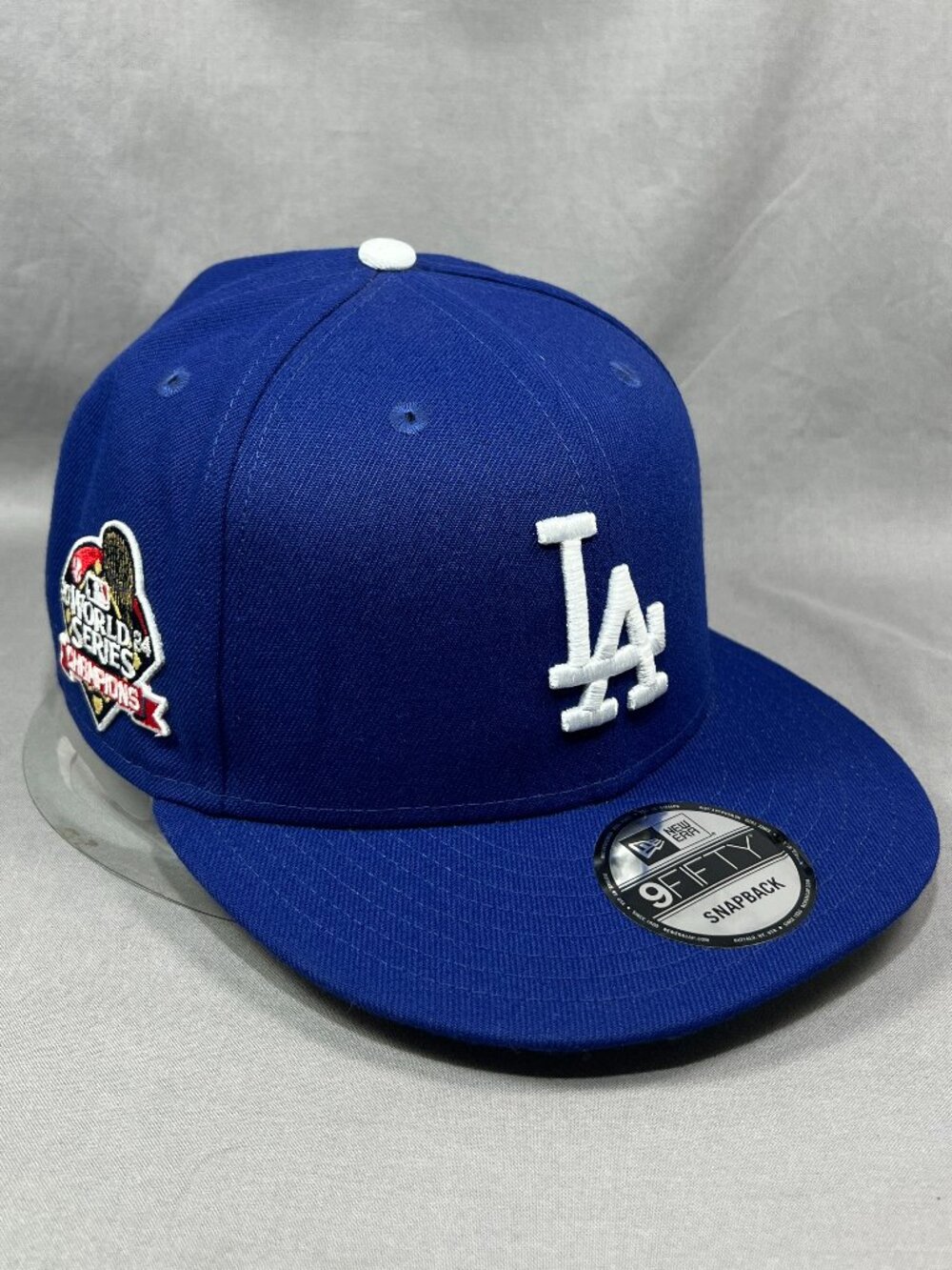 Los Angeles LA Dodgers New Era 9fifty Hat 2024 World Series Blue Snapback Cap